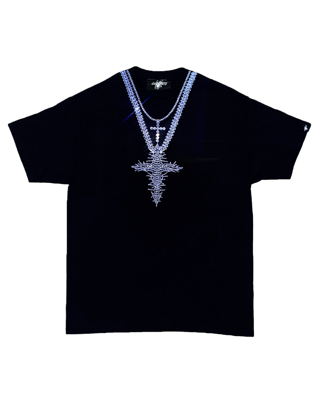 (NEW) Rhinestone Double Cross Tee 💎