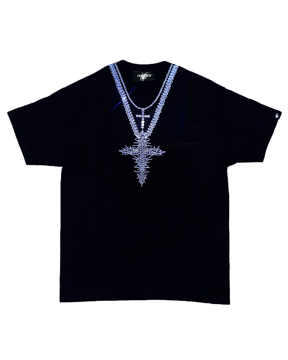 (NEW) Rhinestone Double Cross Tee 💎