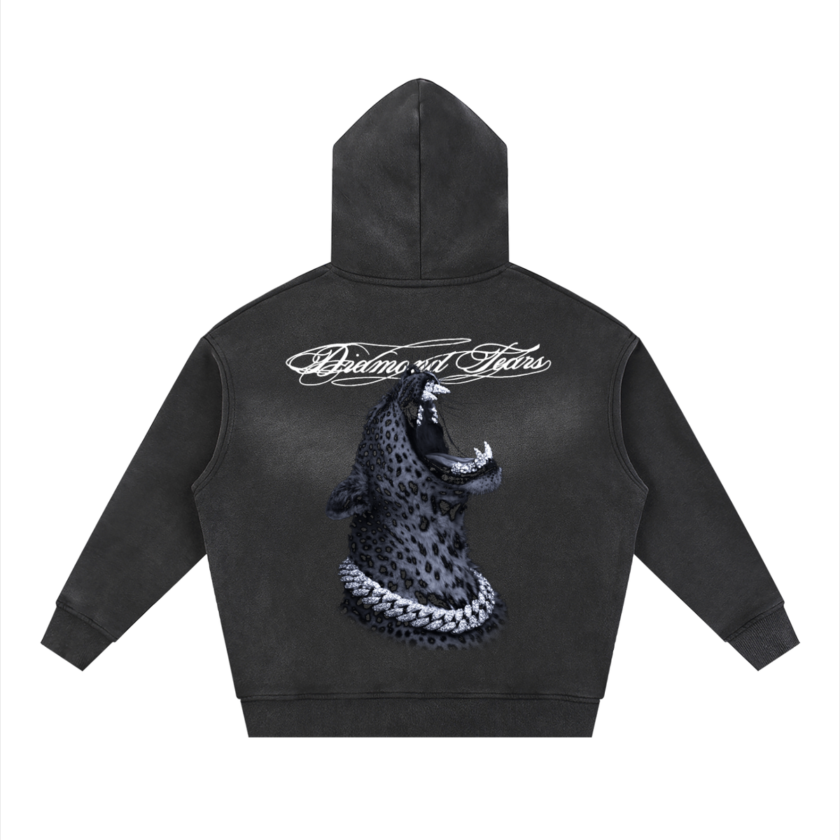 Sunfade Zipper Boxy Hoodie
