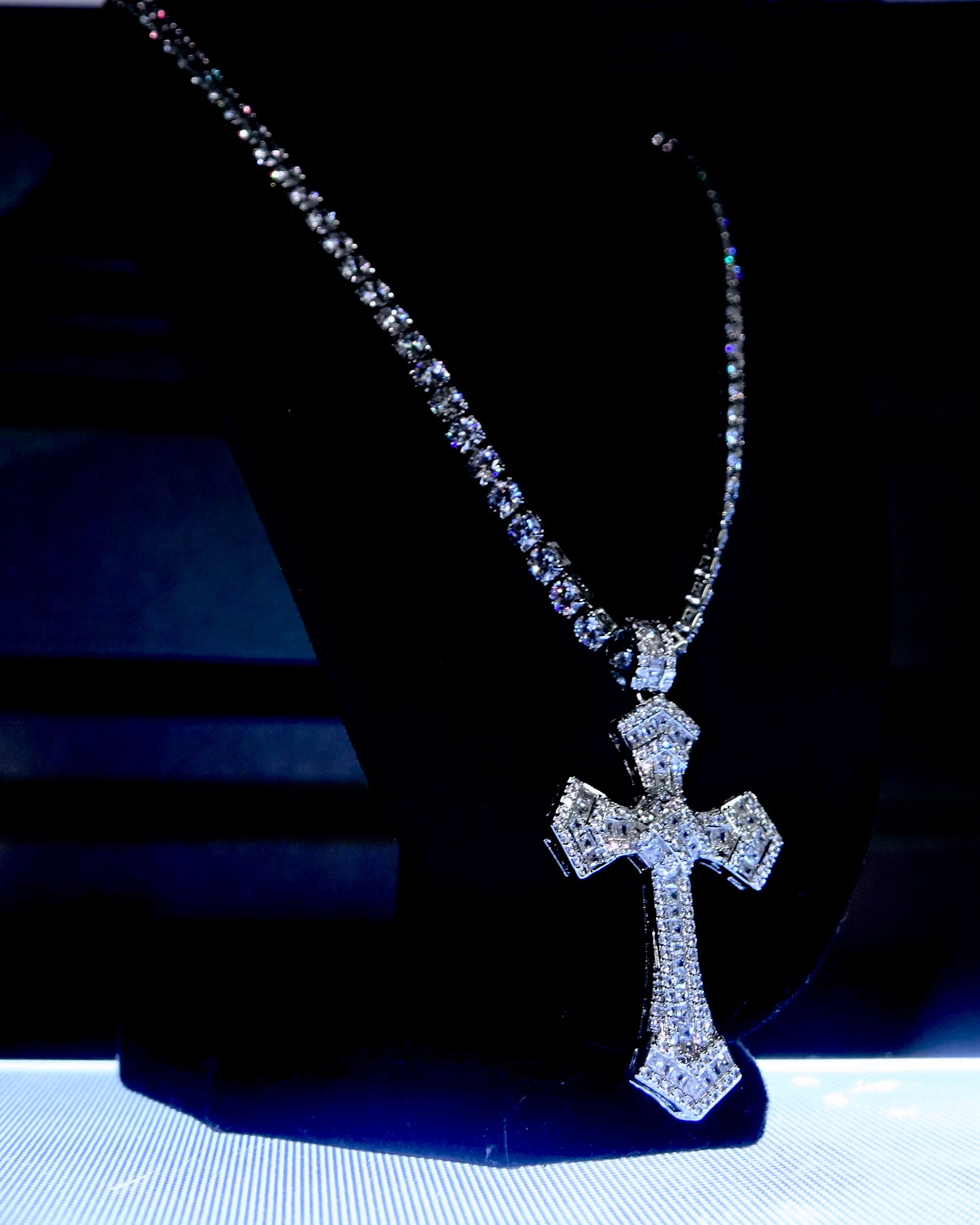 Moissanite Cross Pendant ONLY