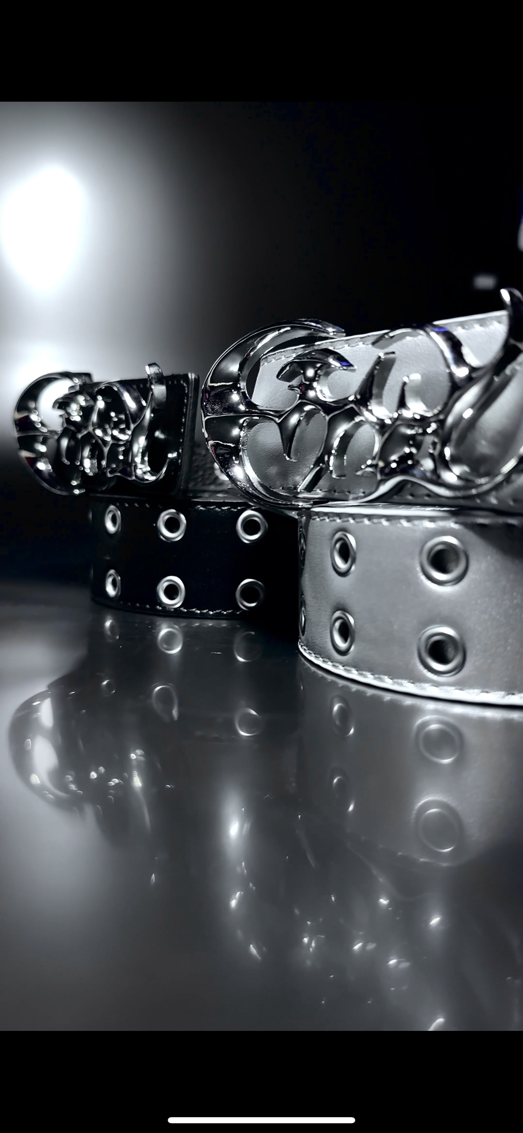 Cyber Chrome Belt V2