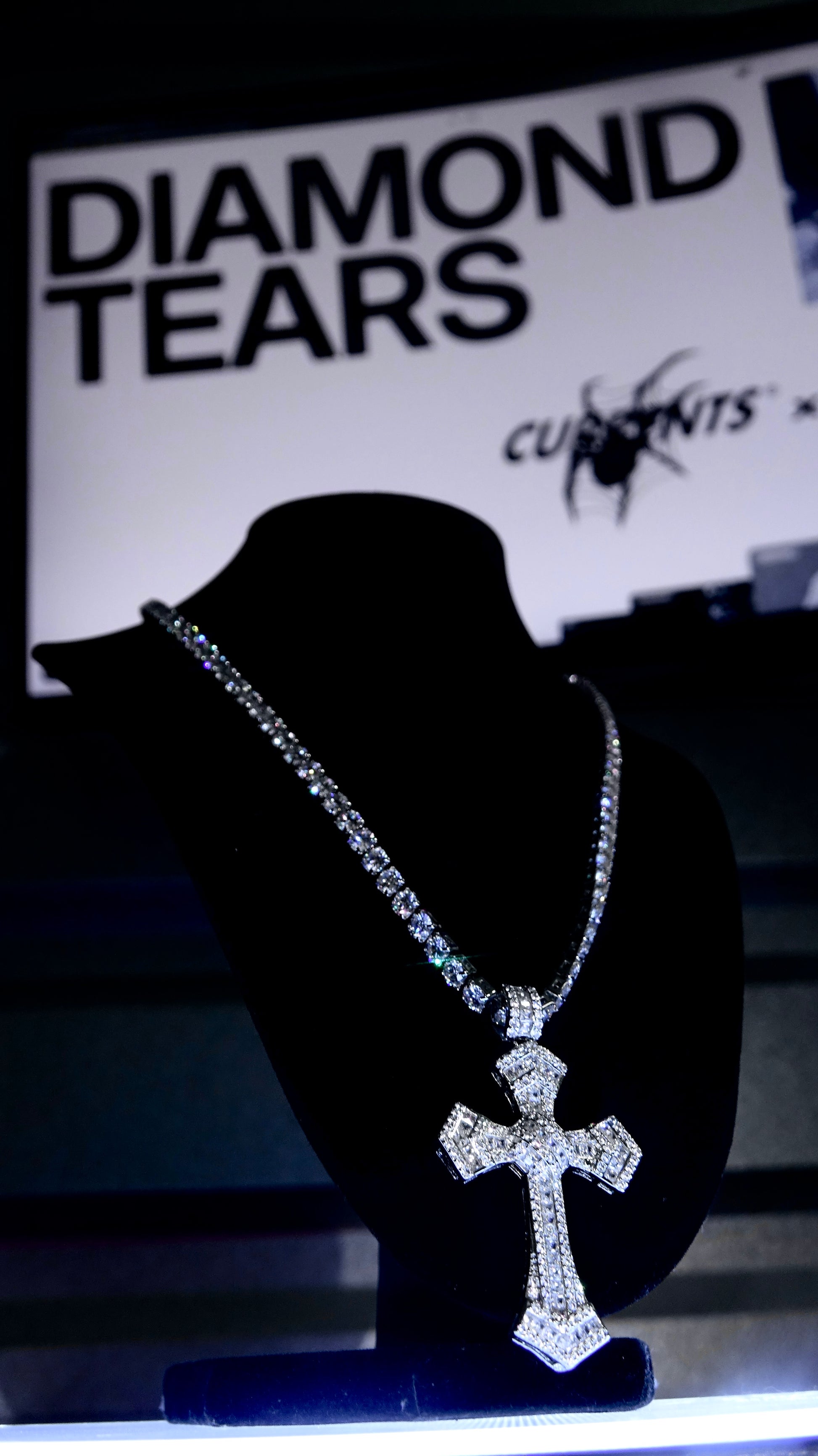 Moissanite Cross Pendant ONLY