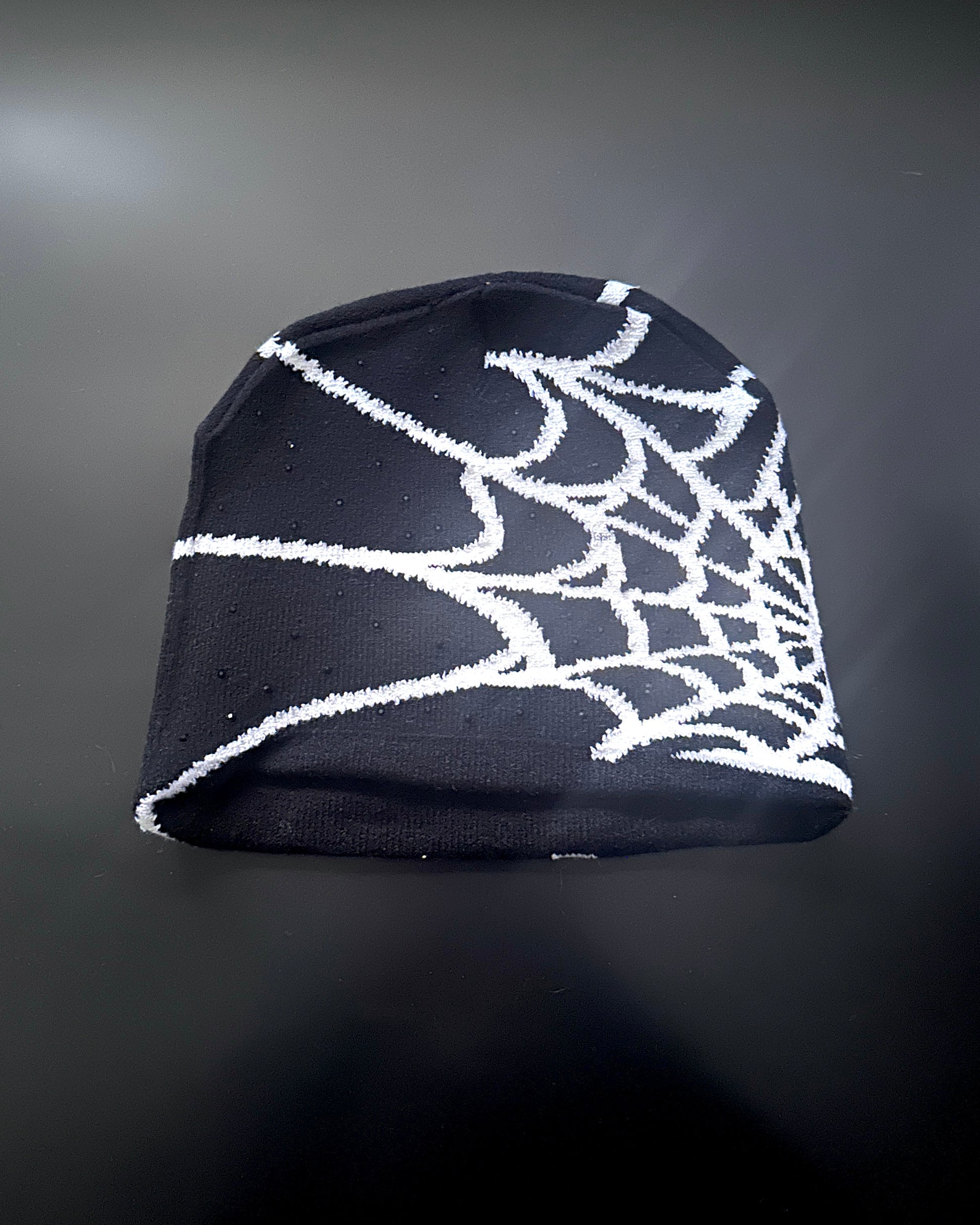 Rhinestone Web Beanie