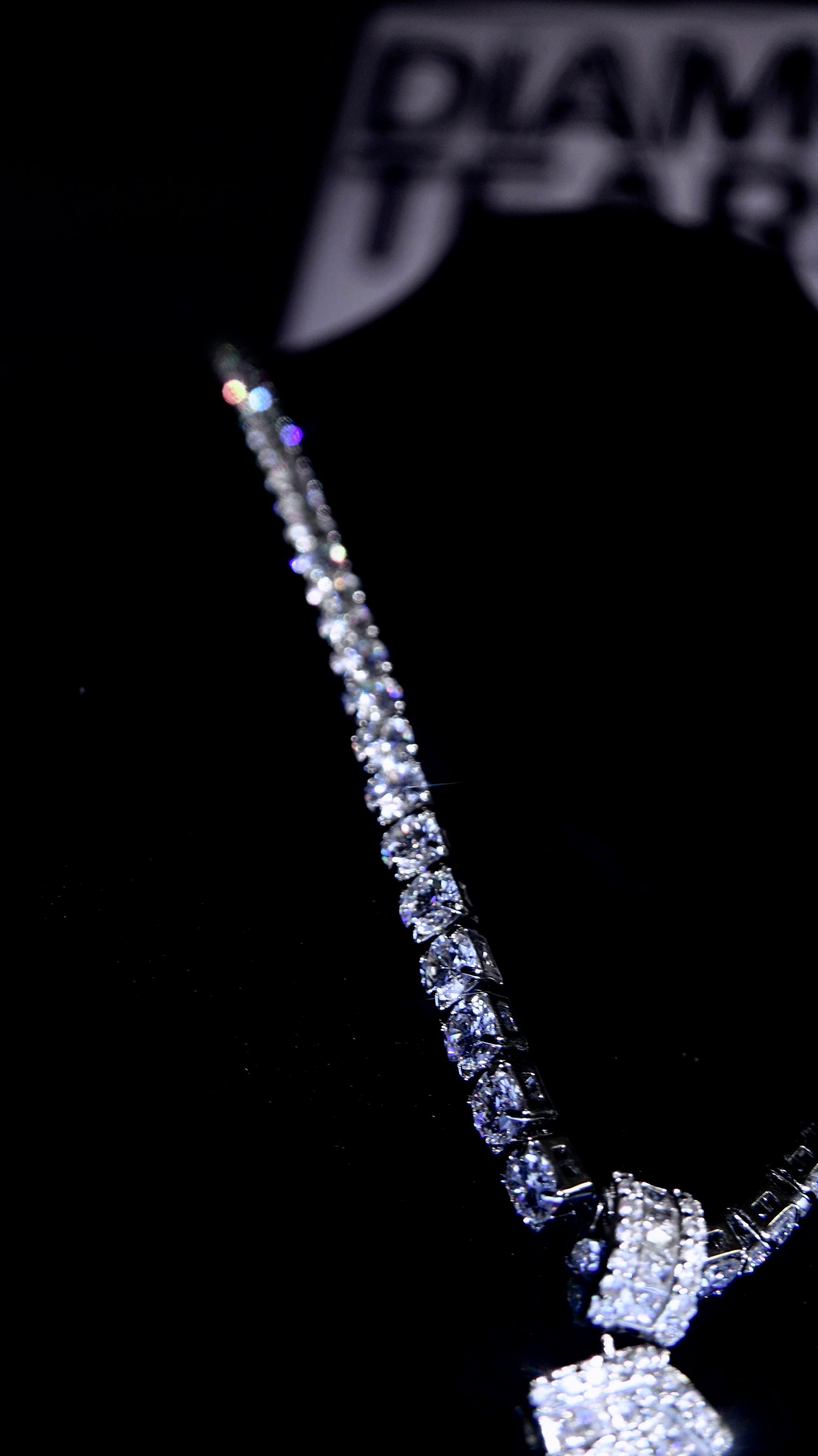 Moissanite Tennis Chain Necklace ONLY