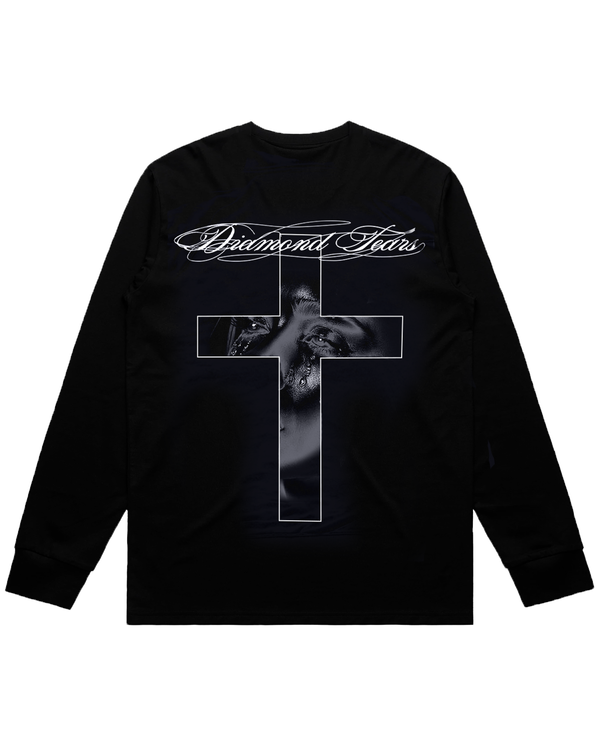 (NEW) Diamond Tears Cross LS