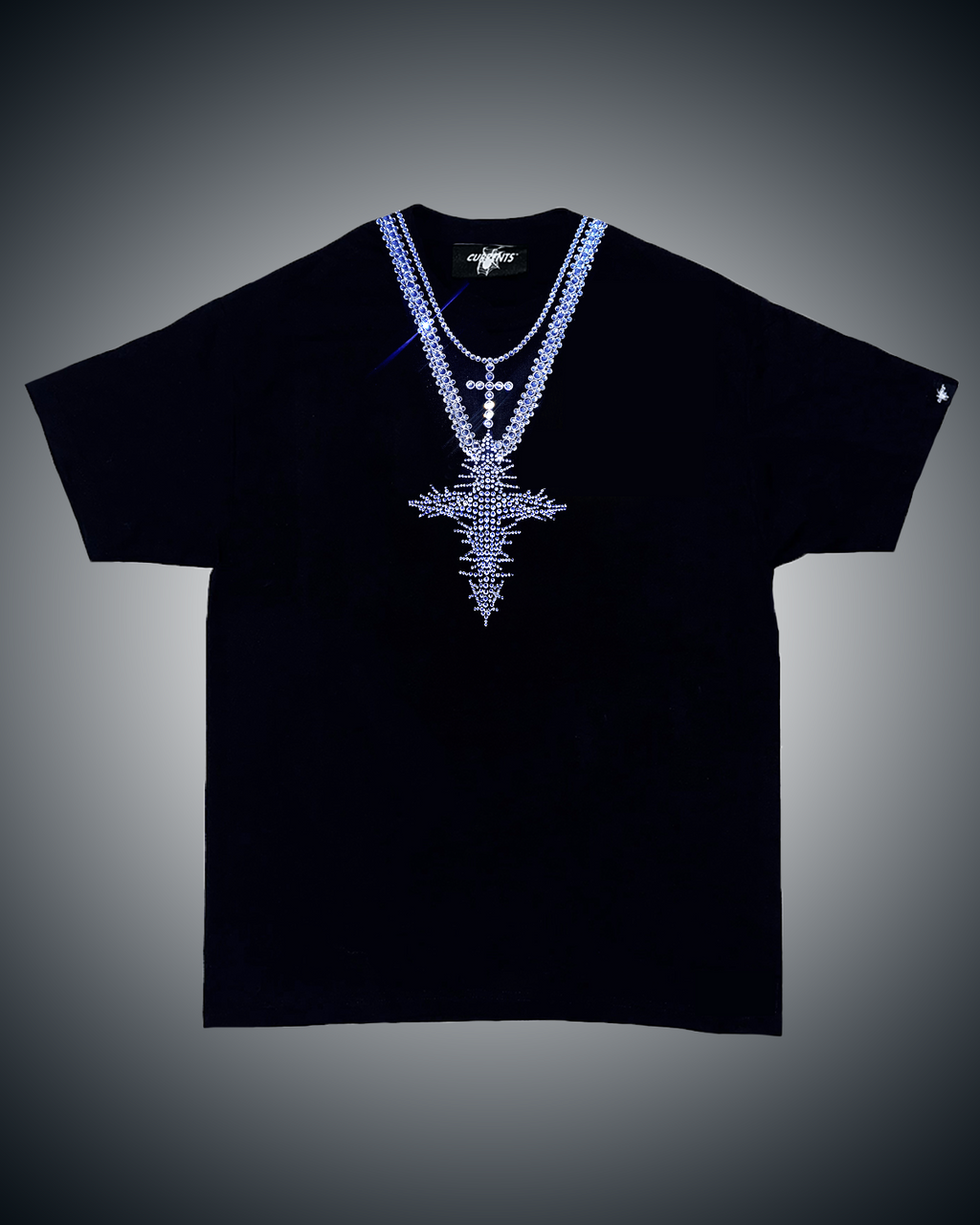 (NEW) Rhinestone Double Cross Tee 💎